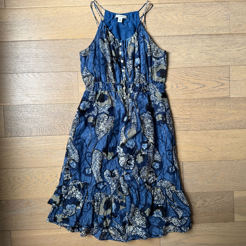Banana Republic Patterned Halter-type Dress
